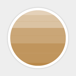 Variation on Earthy Tone Stripes Magnet